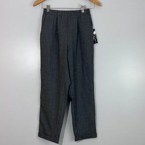 NWT Lulu's High Waist Capris w/ Cuffs and Elastic Waistband